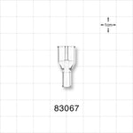 Y Connector, Parallel, Tubing Ports, Clear - 0.148 inch - 0.158 inch ID (3.76 mm - 4.01 mm) - 83067