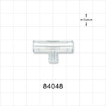 T Connector, Female Luer Lock, Tubing Ports - Fits 0.268 inch OD Tubing (6.8 mm) - 84048
