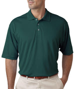 Ultraclub Men's Short-Sleeve Cool and Dry Sport Polo Shirt, Forest, Size 2XL - 58415497 - 1 Each