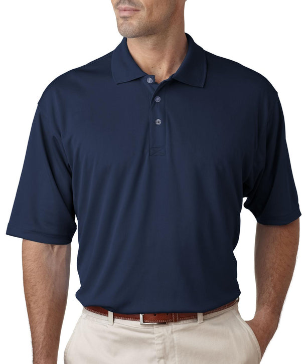 Ultraclub Men's Short-Sleeve Cool and Dry Sport Polo Shirt - 8405NVYM