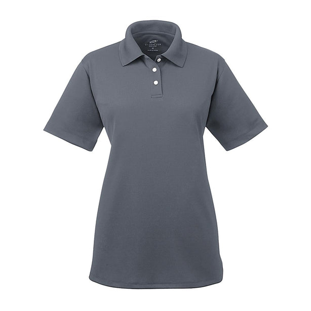 Ultraclub Women's Cool and Dry Sport Polo 8445L-CHARCOAL-2XL 1.0 Each-MDL-8445LCHAR2XL