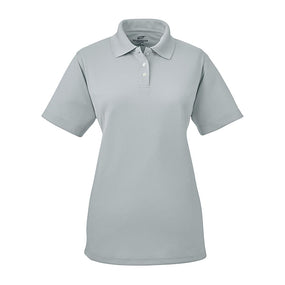 Ultraclub Women's Cool and Dry Sport Polo 8445L-SILVER-2XL 1.0 Each-MDL-8445LGREY2XL