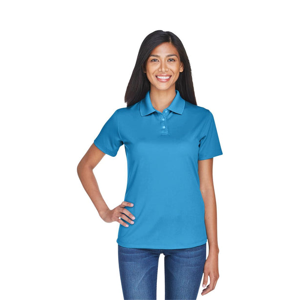 Ultraclub Women's Cool and Dry Sport Polo 8445L-PACIFIC BLUE-S 1.0 Each-MDL-8445LPACFS