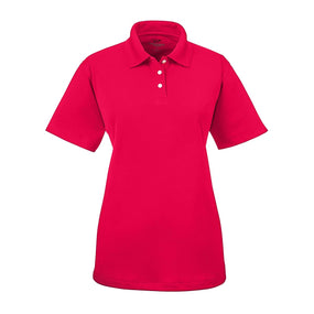 Ultraclub Women's Cool and Dry Sport Polo 8445LRED3XL 1.0 Each-MDL-8445LRED3XL