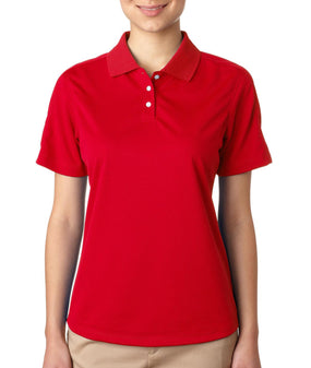 Ultraclub Women's Cool and Dry Sport Polo 59215548 1.0 Each-MDL-8445LREDL