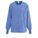 AngelStat Unisex Snap-Front Warm-Up Scrub Jackets - 849NTHXL-CM - 1 Each - MDL-849NTHXL-CM