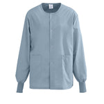 AngelStat Unisex Snap-Front Warm-Up Scrub Jackets - 849NTZ5XL - 1 Each - MDL-849NTZ5XL