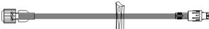 ICU Medical IV Extension Set 20 Inch Tubing - Case of 50 - SC9046-CS
