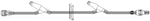 ICU Medical IV Extension Set Small Bore 12 Inch Tubing - Case of 50 - SC9047-CS