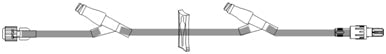 ICU Medical IV Extension Set Small Bore 12 Inch Tubing - Case of 50 - SC9047-CS