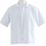 Unisex Front-Zip Smock, White, Size L, Medline Zip Front - 87005QHWL - 1 Each