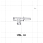 T Connector, 2 Female Luer Locks, Male Luer Slip -  - 88213