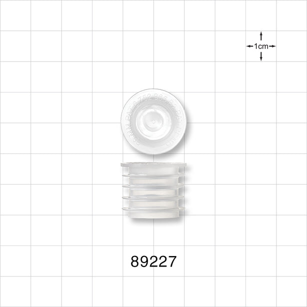 Self-Sealing Press in Bottle Adapter, Pierced Septum - 24 mm - 89227