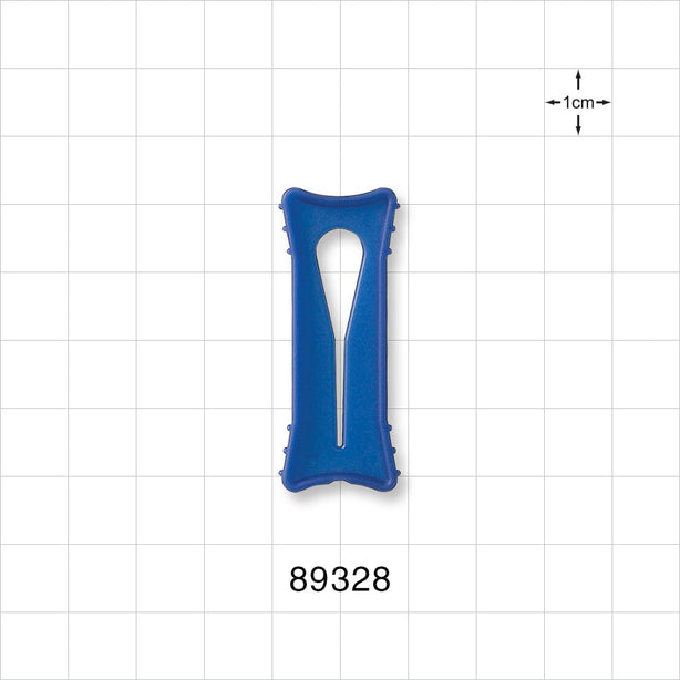 Slide Clamp, Blue - Fits 0.14 inch - 0.2 inch OD Tubing (3.5 mm - 5 mm) - 89328
