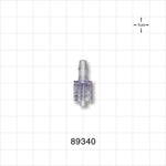 Male Luer w/Spin Lock, Barbed, Clear - Fits 5/32 inch ID Tubing (0.156 inch, 3.97 mm) - 89340