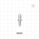 Male Luer Slip, Barbed, Clear - Fits 3/16 inch ID Tubing (0.188 inch, 4.76 mm) - 89350