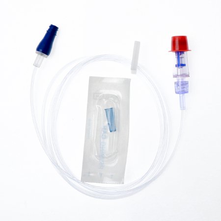 ICU Medical IV Extension Set Needle-Free Port Small Bore 60 Inch Tubing - Case of 50 - CH3147-CS