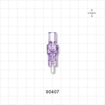 Closed Male Luer Lock Valve Connector - 0.26 inch - 0.252 inch ID (6.6 mm - 6.4 mm) - 90407