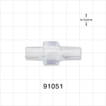 High-Flow Check Valve, Tubing Port Inlet, Tubing Port Outlet - Fits 1/4 inch OD Tubing (0.25 inch, 6.35 mm); 0.0696 psi CP - 91051