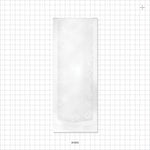 Sterilization Pouch, Chevron Style, Heat Sealable - Outside Dimensions: 3.5 inch x 9 inch (89 mm x 229 mm) - 91203