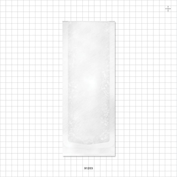 Sterilization Pouch, Chevron Style, Heat Sealable - Outside Dimensions: 3.5 inch x 9 inch (89 mm x 229 mm) - 91203