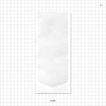 Sterilization Pouch, Chevron Style, Heat Sealable - Outside Dimensions: 4 inch x 9 inch (102 mm x 229 mm) - 91206