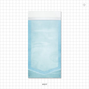 Sterilization Pouch, Chevron Style, Self-Sealing - Outside Dimensions: 4 inch x 7 inch (102 mm x 178 mm) - 91217