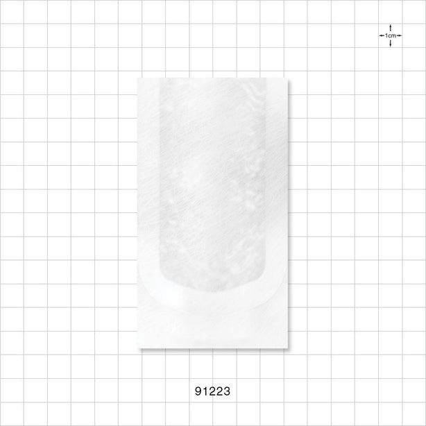 Sterilization Pouch, Peelable Style, Heat Sealable - Outside Dimensions: 2.5 inch x 4.5 inch (63.5 mm x 114 mm) - 91223