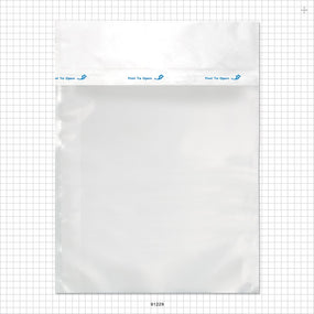 Sterilization Pouch, Peelable Style, Heat Sealable w/Header - Outside Dimensions: 12 inch x 16 inch (305 mm x 406 mm) - 91229