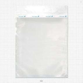 Sterilization Pouch, Peelable Style, Heat Sealable w/Header - Outside Dimensions: 16 inch x 22 inch (406 mm x 559 mm) - 91231