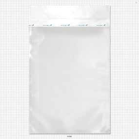 Sterilization Pouch, Peelable Style, Heat Sealable w/Header - Outside Dimensions: 19 inch x 30 inch (483 mm x 762 mm) - 91232