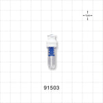 SmartSite™ Needle-Free Valve, Female Luer Lock, Tubing Port - 0.078 inch - 0.072 inch ID (1.96 mm - 1.83 mm) - 91503