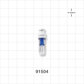 SmartSite™ Needle-Free Valve, Female Luer Lock - 0.142 inch - 0.134 inch ID (3.61 mm - 3.4 mm) - 91504