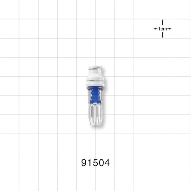 SmartSite™ Needle-Free Valve, Female Luer Lock - 0.142 inch - 0.134 inch ID (3.61 mm - 3.4 mm) - 91504