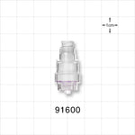 Needleless Injection Site, Swabbable, Female Luer Lock, Non-Disconnect Male Luer Lock -  - 91600