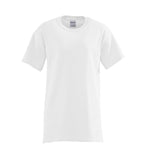 GILDAN ACTIVEWEAR Unisex 100% Cotton Short Sleeve T-Shirt, White, Size L - 925WHIL - 1 Each