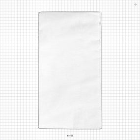 Disposable Hand Towel, White - 16.93 inch x 31.5 inch (430 mm x 800 mm) ; Folded to 8.46 inch x 15.75 inch (215 mm x 400 mm) - 93103