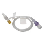 MPS Medical IV Extension Set Mini Bore 30 Inch Tubing Without Filter - Box of 50 - EB-030-13-BX