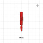 Tubing Connector with Break-Off Tip, Red - Fits 0.258 inch ID x 0.265 inch OD (6.55 mm x 6.73 mm) - 94287