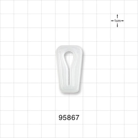 Slide Clamp, White - Fits 0.275 inch OD Tubing (7 mm) - 95867