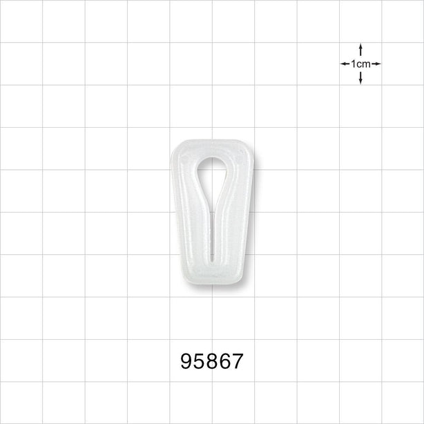 Slide Clamp, White - Fits 0.275 inch OD Tubing (7 mm) - 95867