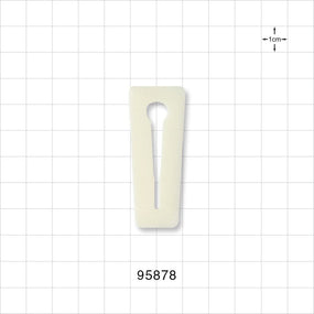 Slide Clamp, Natural - Fits 0.315 inch OD Tubing (8 mm) - 95878