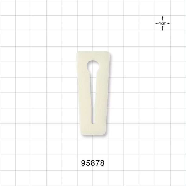 Slide Clamp, Natural - Fits 0.315 inch OD Tubing (8 mm) - 95878