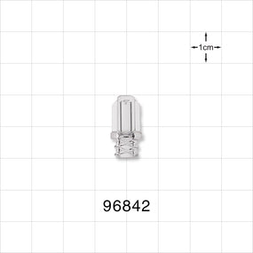 Female Luer Cap, Non-Vented, Clear -  - 96842