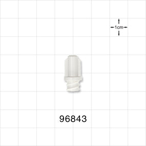 Female Luer Cap, Non-Vented, White -  - 96843