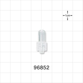 Male Luer Cap, Non-Vented, Clear -  - 96852