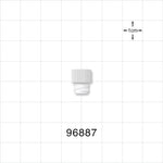 Female Luer Cap, Vented, White -  - 96887