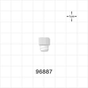 Female Luer Cap, Vented, White -  - 96887