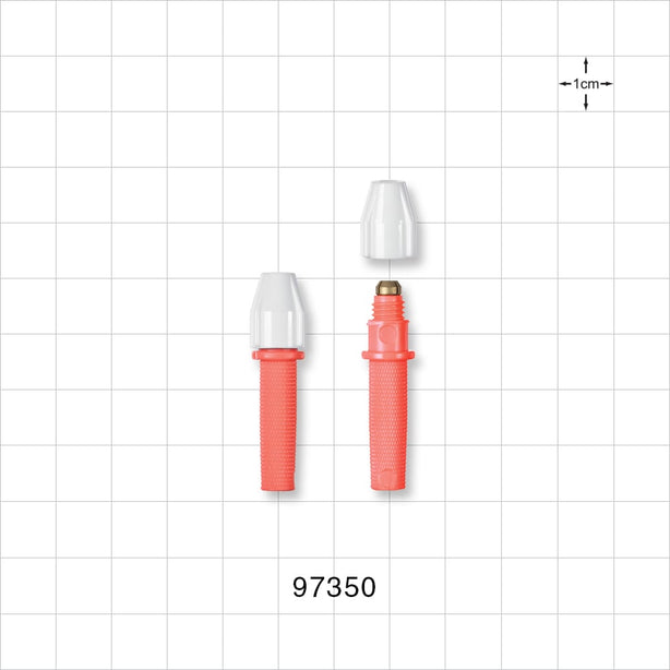 3-Part Torquer, Salmon - Fits 1 FR - 1.8 FR Guide Wires (0.013 inch - 0.024 inch, 0.33 mm - 0.6 mm) - 97350