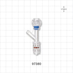Hemostasis Valve Y Connector, Rotating Male Luer Lock, Female Luer Lock Sideport - 0 FR - 9 FR (0 inch - 0.118 inch, 0 mm - 3 mm); Up to 11 G - 97380